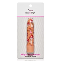 Magic Mushroom 10-Function Waterproof Bullet Vibrator 5.3 Inch - Sexology
