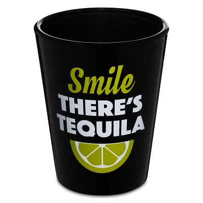 Smile There's Tequila Shot Glass - 2 oz.