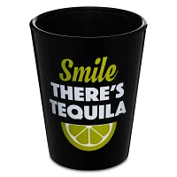 Smile There's Tequila Shot Glass - 2 oz.
