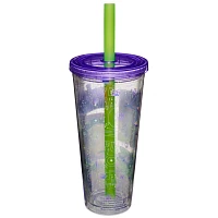 Cyber Rick and Morty Cup with Straw - 24 oz.