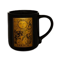 Black and Gold Sun and Moon Tarot Card Coffee Mug - 20 oz.