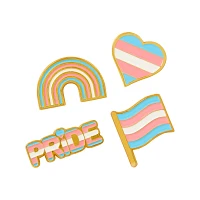 Multi-Pack Transgender Pride Pin Set - 4 Pack