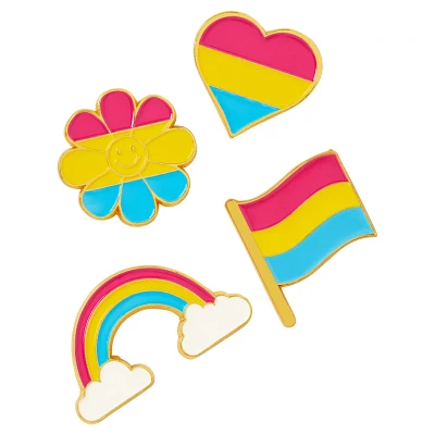 Multi-Pack Pansexual Pride Pin Set - 4 Pack