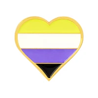 Multi-Pack Nonbinary Pride Pin Set - 4 Pack