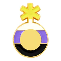 Multi-Pack Nonbinary Pride Pin Set - 4 Pack
