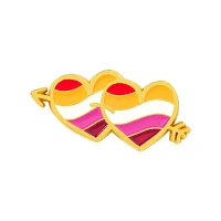 Multi-Pack Lesbian Pride Pin Set - 4 Pack
