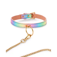 Pastel Bondage Collar and Leash - Pleasure Bound
