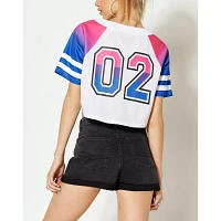 Both Teams Bisexual Pride Cropped Jersey