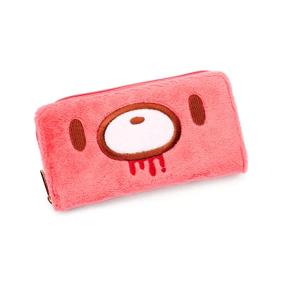 Fuzzy Gloomy Bear Zip Wallet