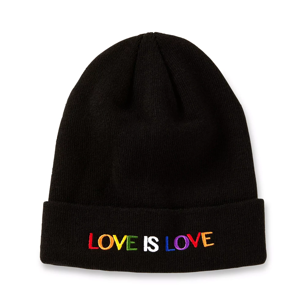 Love is Love Cuff Beanie Hat
