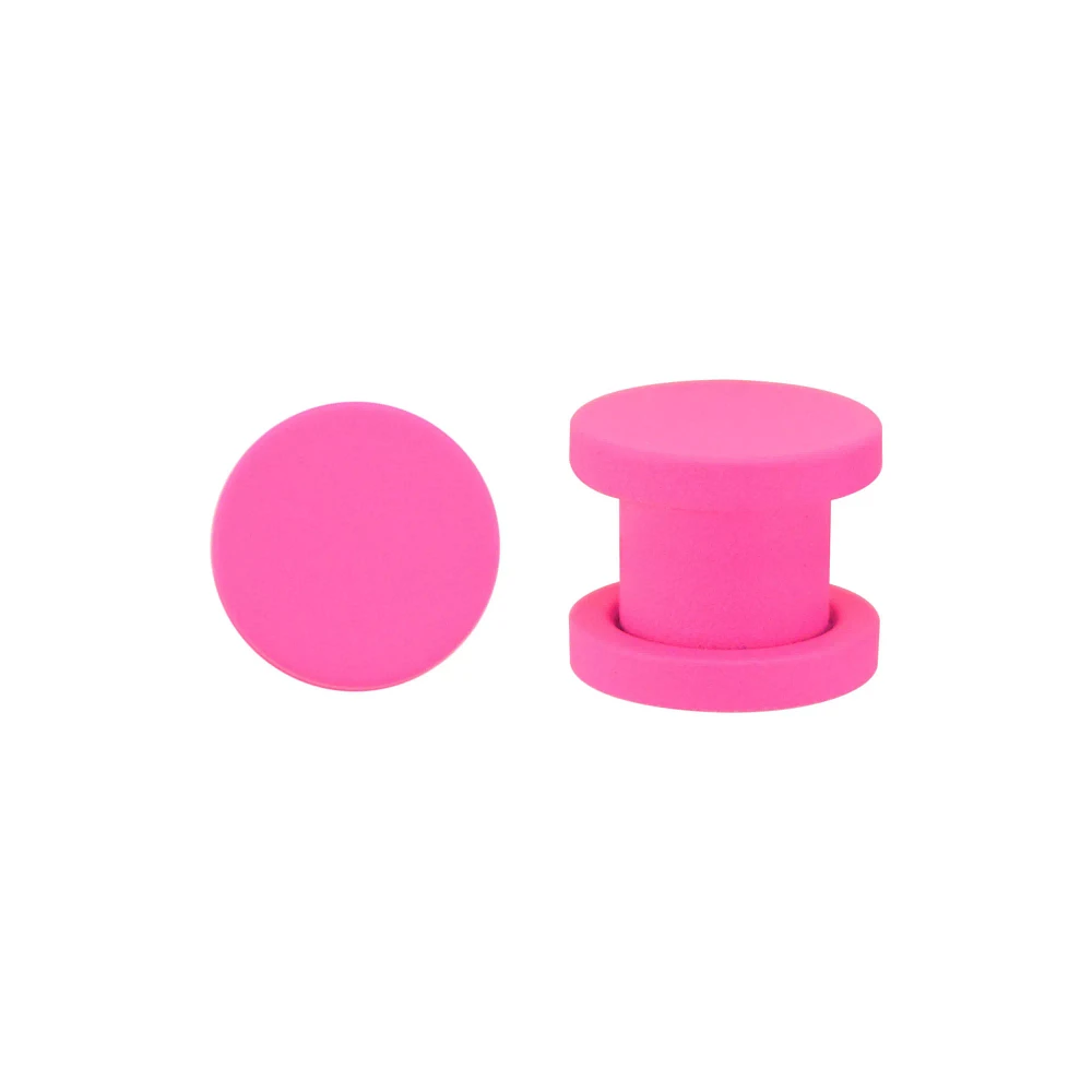 Pink Matte Screw Fit Plugs