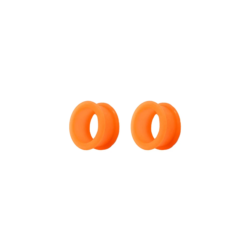 Neon Orange Tunnel Plugs