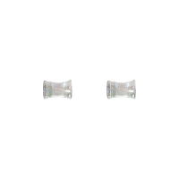 White Iridescent Plugs