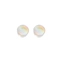 White Iridescent Plugs