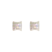 White Iridescent Plugs