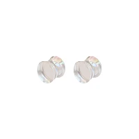 White Iridescent Plugs