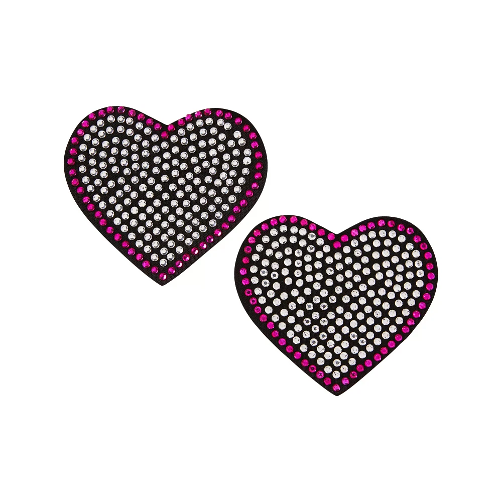 Reusable Crystal Heart Pasties
