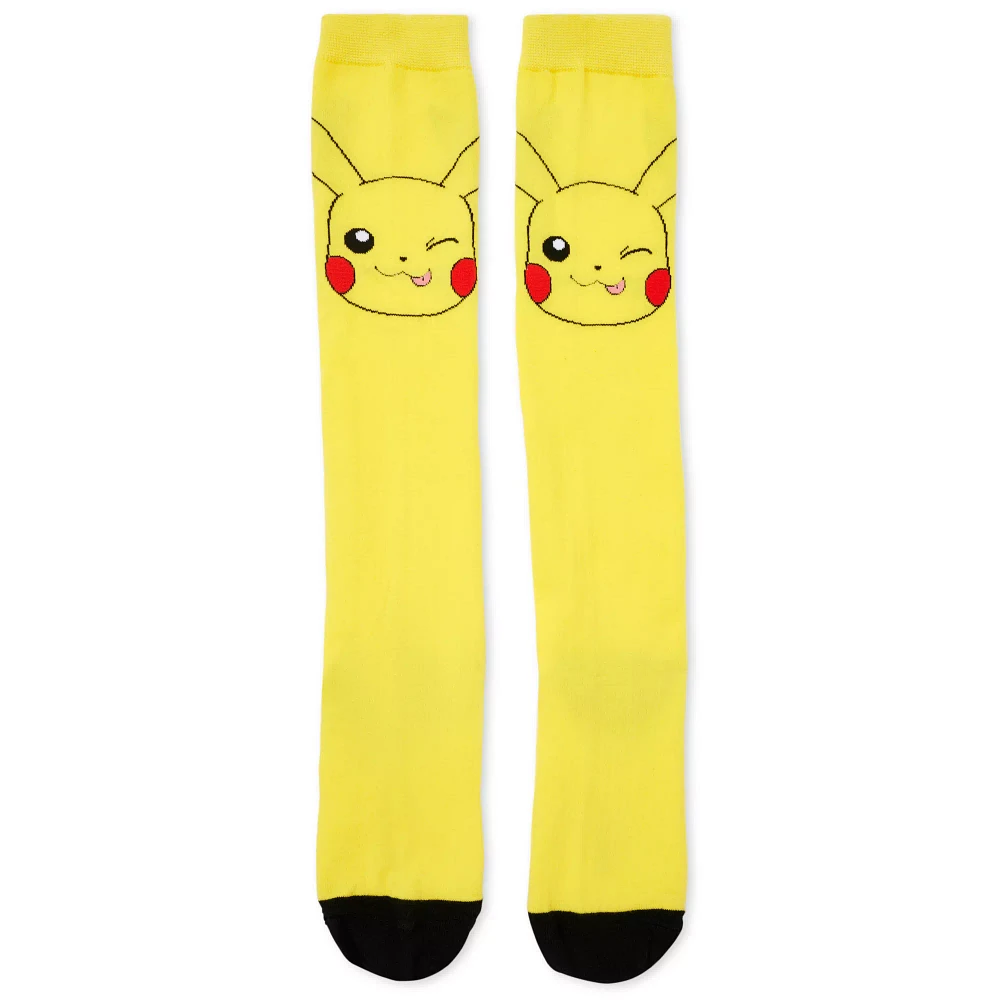 Winking Pikachu Knee High Socks - Pokémon