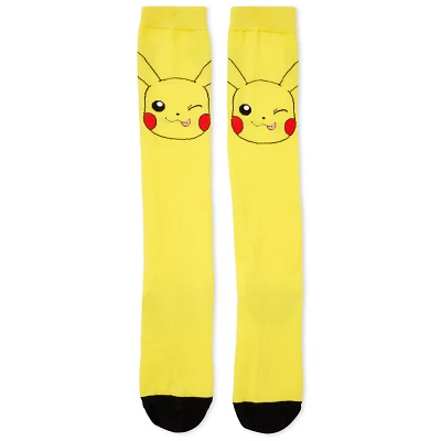 Winking Pikachu Knee High Socks - Pokémon
