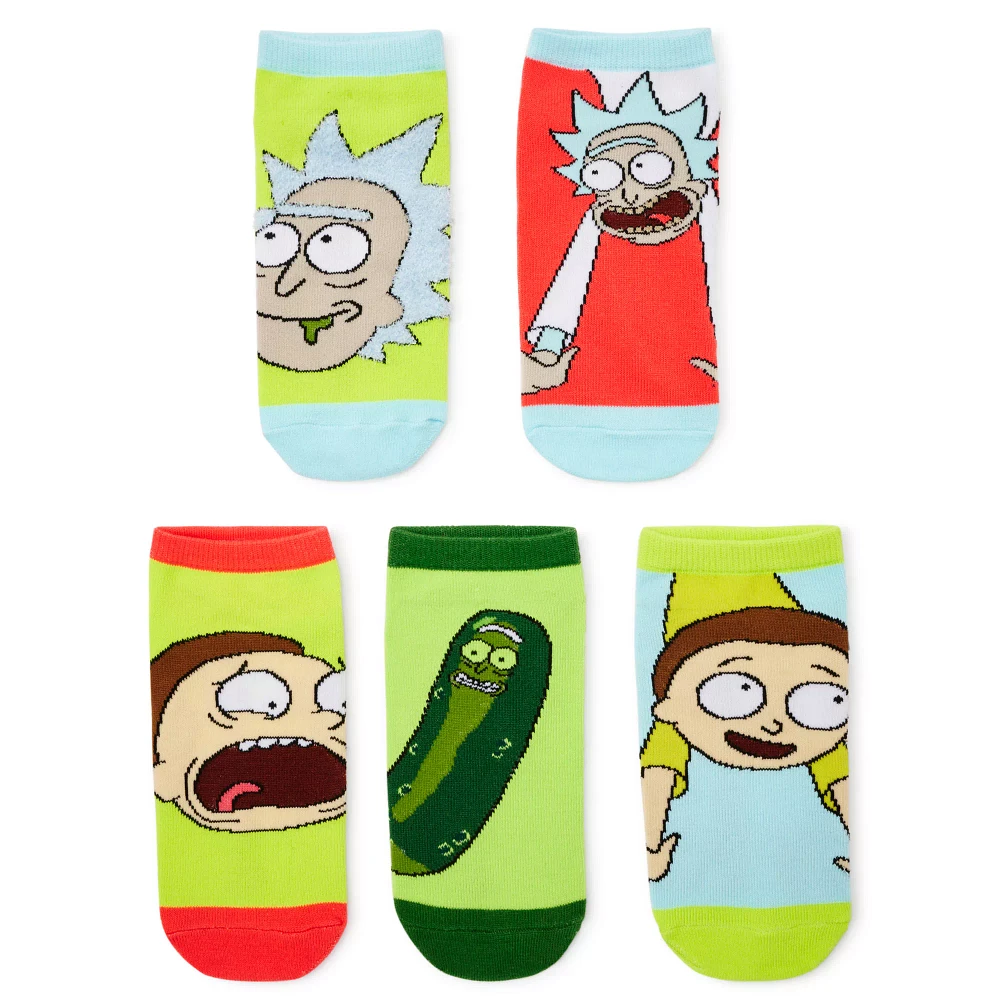 Rick and Morty Knee High Socks - 5 Pair
