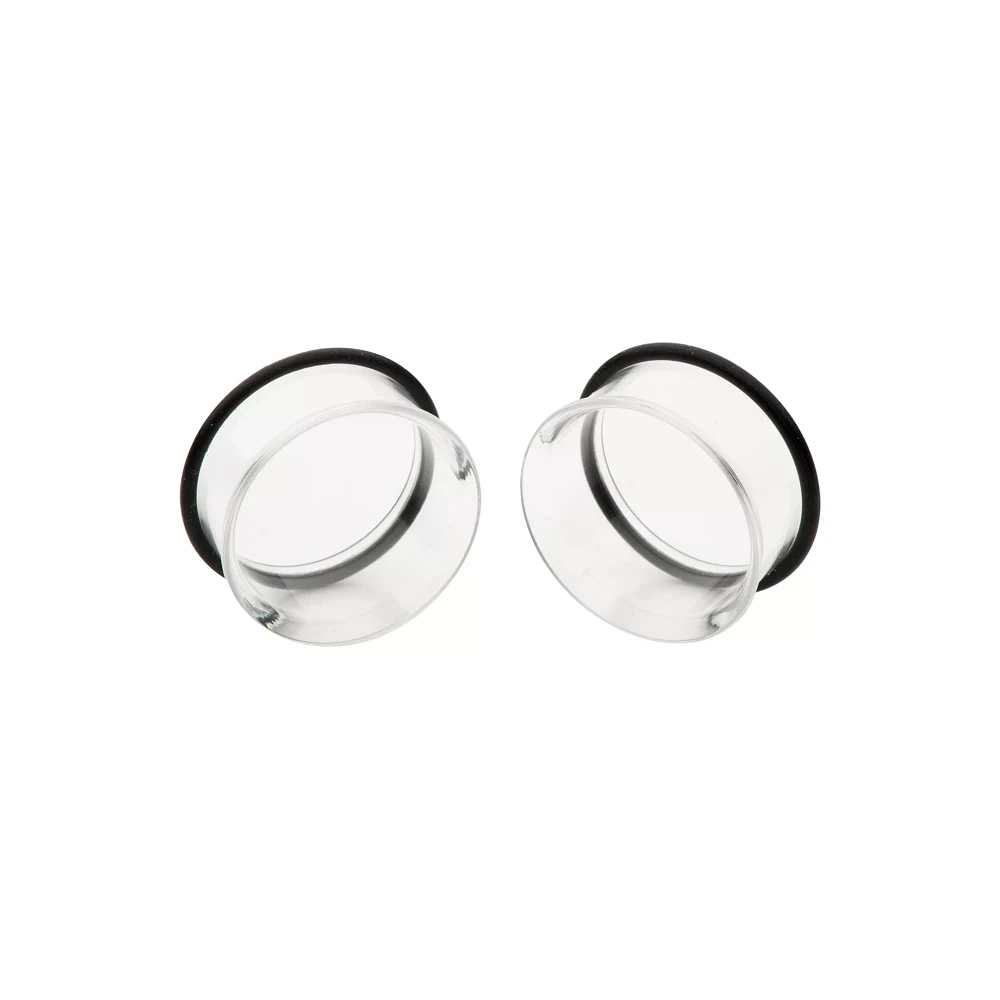 Clear Acrylic Single Flare Tunnels - 00 Gauge