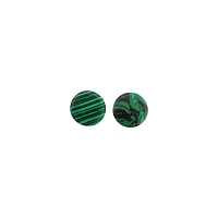 Green and Black Malachite Stone Plugs
