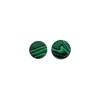 Green and Black Malachite Stone Plugs