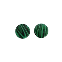 Green and Black Malachite Stone Plugs