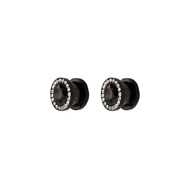 Black Screw Fit Tunnel Plugs