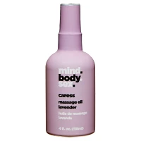 Caress Lavender Scented Massage Oil - 4 oz.