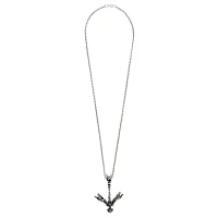 Three Headed Demon Chain Necklace