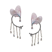 Iridescent Fairy Wing Ear Cuffs
