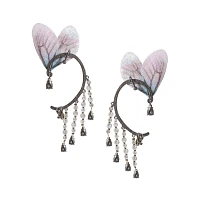 Iridescent Fairy Wing Ear Cuffs