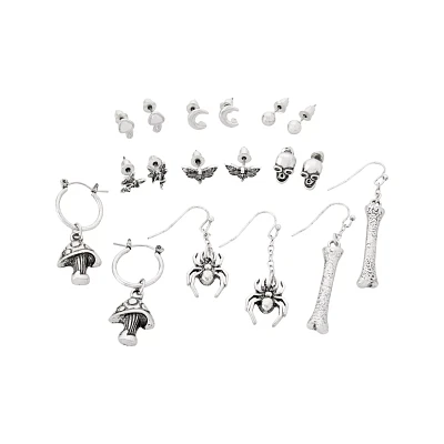Multi-Pack Dark Cottagecore Earrings - 9 Pack