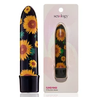 Flower Power 10-Function Sunflower Waterproof Bullet Vibrator 5.3 Inch - Sexology
