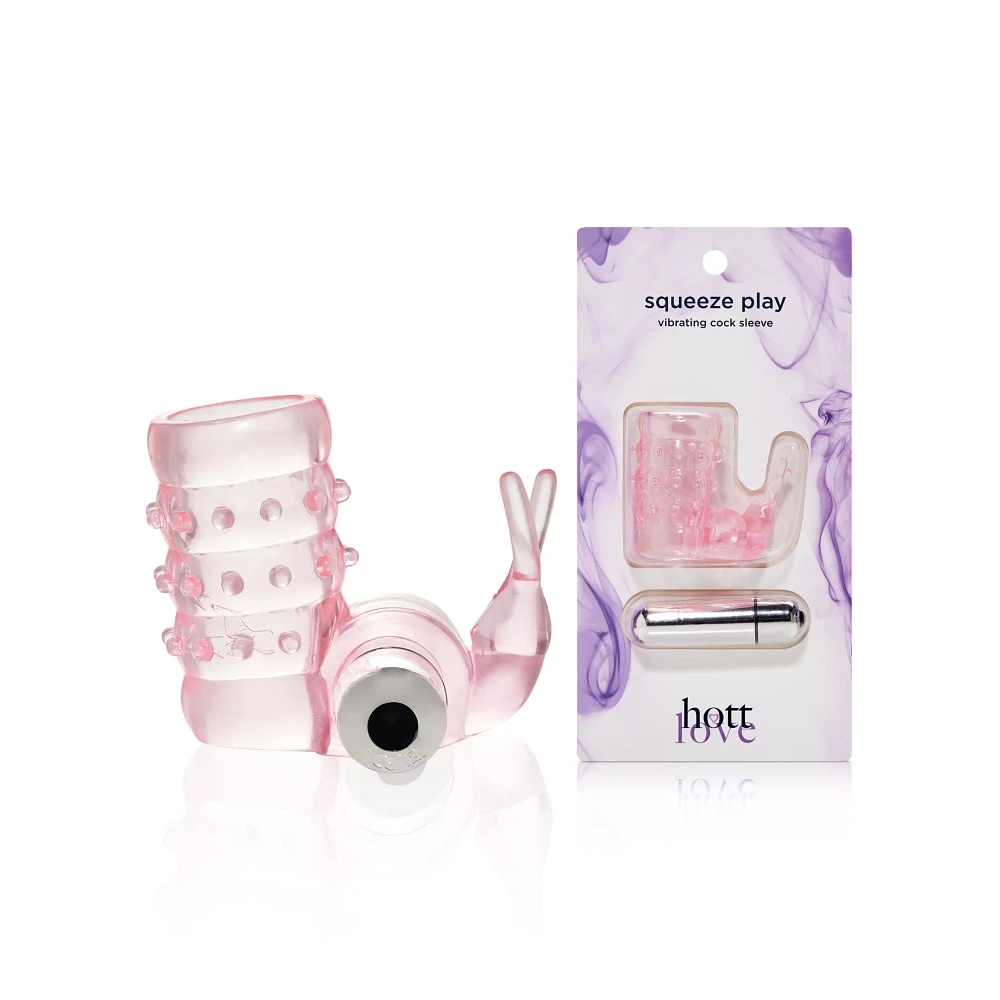 Squeeze Play Vibrating Cock Sleeve - Hott Love