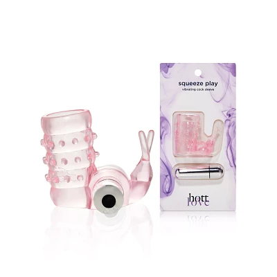 Squeeze Play Vibrating Cock Sleeve - Hott Love