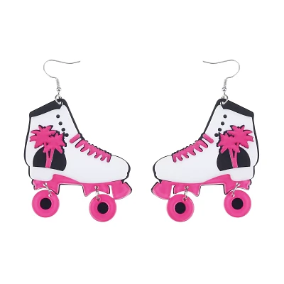 Roller Skate Dangle Earrings