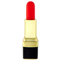 Kiss Me 10-Function Waterproof Rechargeable Lipstick Vibrator 3.6 Inch - Hott Love