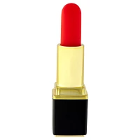 Kiss Me 10-Function Waterproof Rechargeable Lipstick Vibrator 3.6 Inch - Hott Love