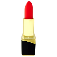 Kiss Me 10-Function Waterproof Rechargeable Lipstick Vibrator 3.6 Inch - Hott Love