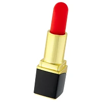 Kiss Me 10-Function Waterproof Rechargeable Lipstick Vibrator 3.6 Inch - Hott Love