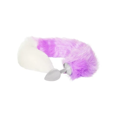 Fox Tail Metal Butt Plug - 8.9 Inch