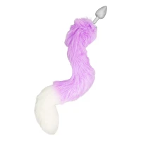 Fox Tail Metal Butt Plug - 8.9 Inch