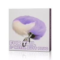 Fox Tail Metal Butt Plug - 8.9 Inch
