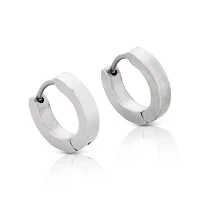 Multi-Pack CZ Playboy Bunny Hoop Huggie Dangle Earrings - 3 Pack
