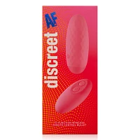 Discreet AF 10-Function Wireless Remote Control Rechargeable Waterproof Bullet Vibrator Pink - 3 Inch