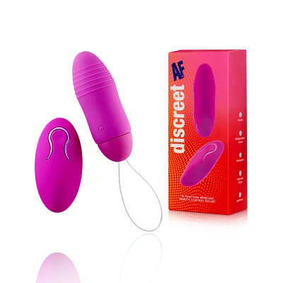 Discreet AF 10-Function Wireless Remote Control Rechargeable Waterproof Bullet Vibrator Fuchsia - 3 Inch