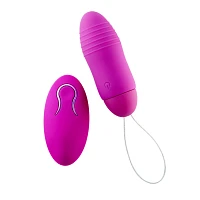 Discreet AF 10-Function Wireless Remote Control Rechargeable Waterproof Bullet Vibrator Fuchsia - 3 Inch