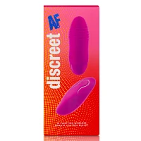 Discreet AF 10-Function Wireless Remote Control Rechargeable Waterproof Bullet Vibrator Fuchsia - 3 Inch